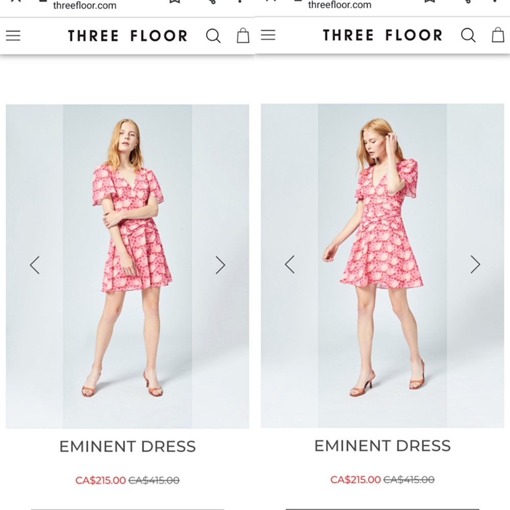 NWOT Three Floor Eminent Dress